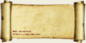 Tijana Vujanović vizit kartica